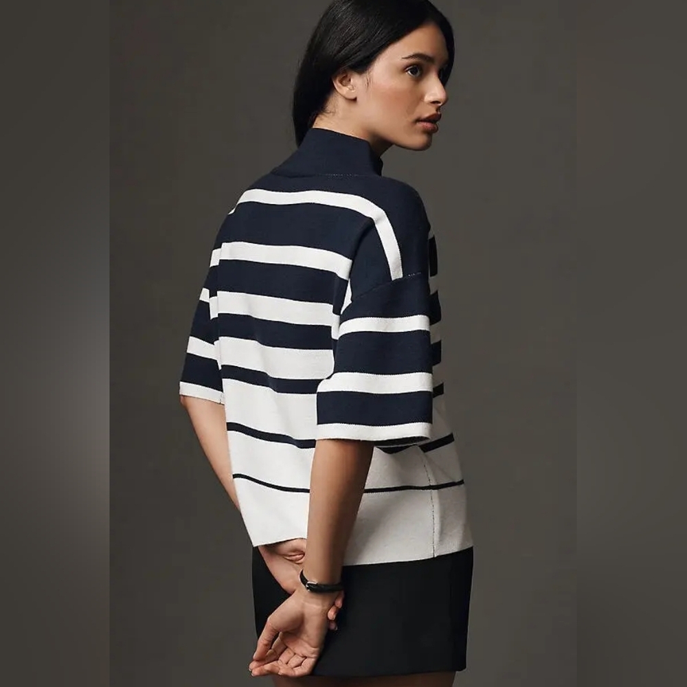Maeve Caris Mockneck Sweater Size XL - Picture 2 of 6